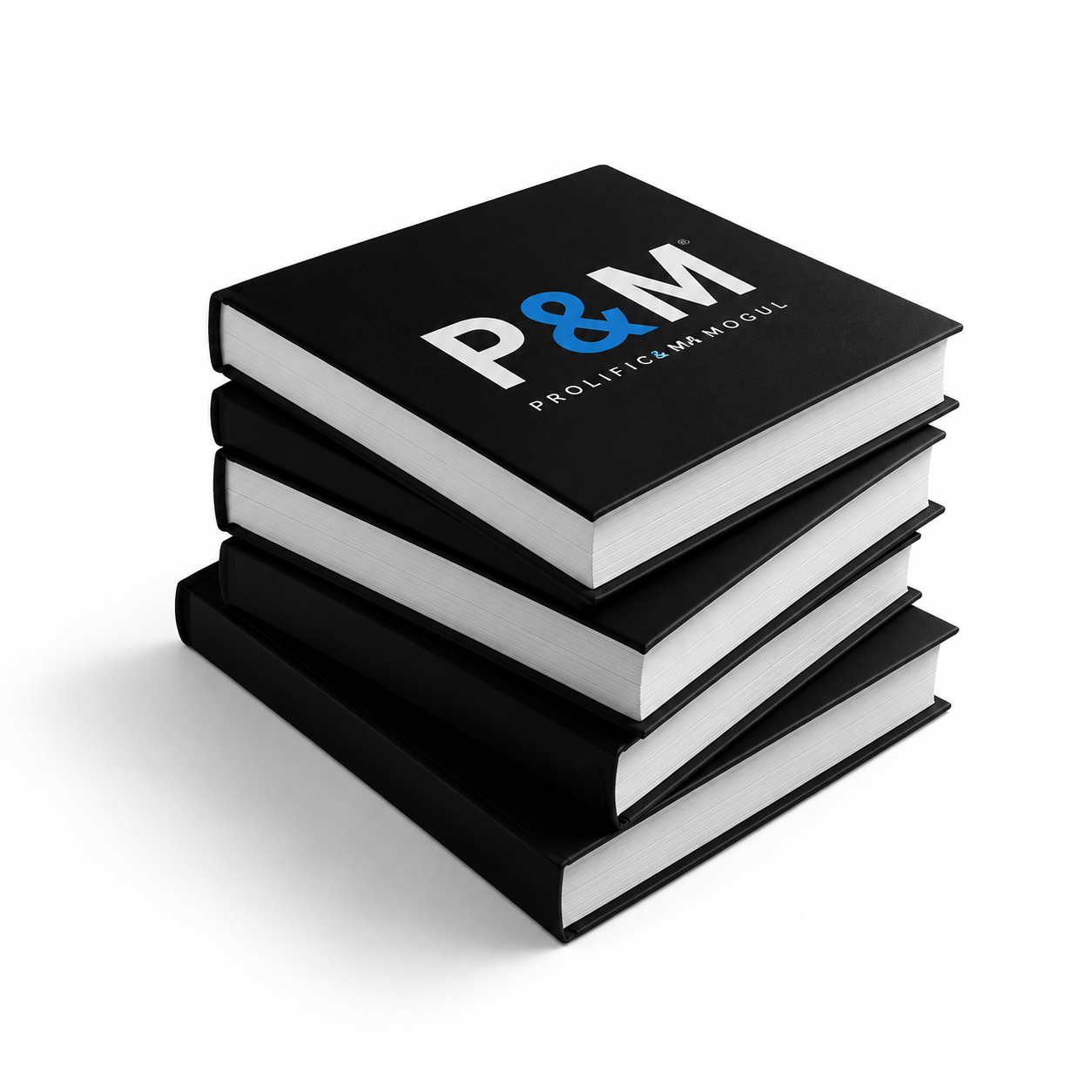 Stack of P&M books